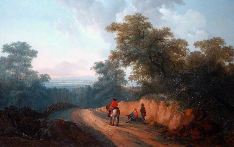 Landscape with a Horseman and Beggars