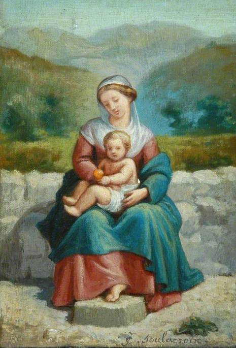 Madonna and Child in a Landscape