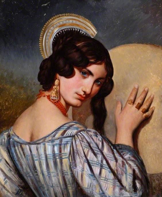 Study of an Italian Girl with a Tambourine