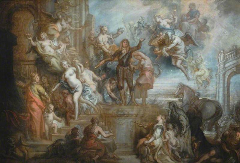 Allegory of the Submission of Magdeburg to Frederick William of Brandenburg and of the Birth of Frederick's Son, Ludwig