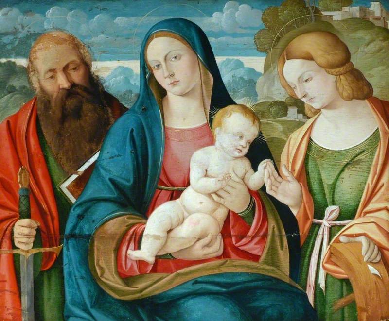 The Madonna and Child with Saint Paul and Saint Catherine