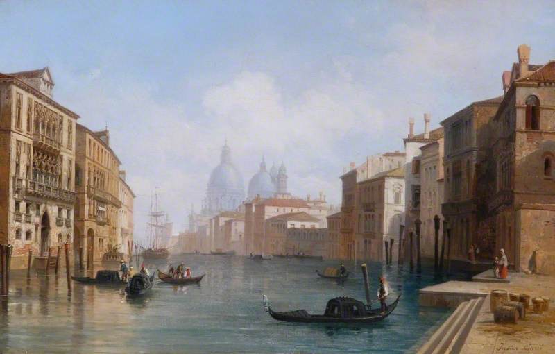 View on the Grand Canal, Venice, Italy