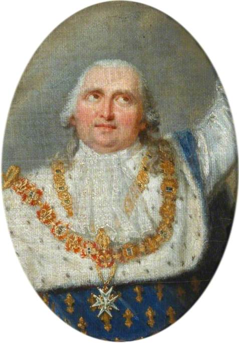 Louis XVIII (1755–1824), Receiving the Crown of Henri IV