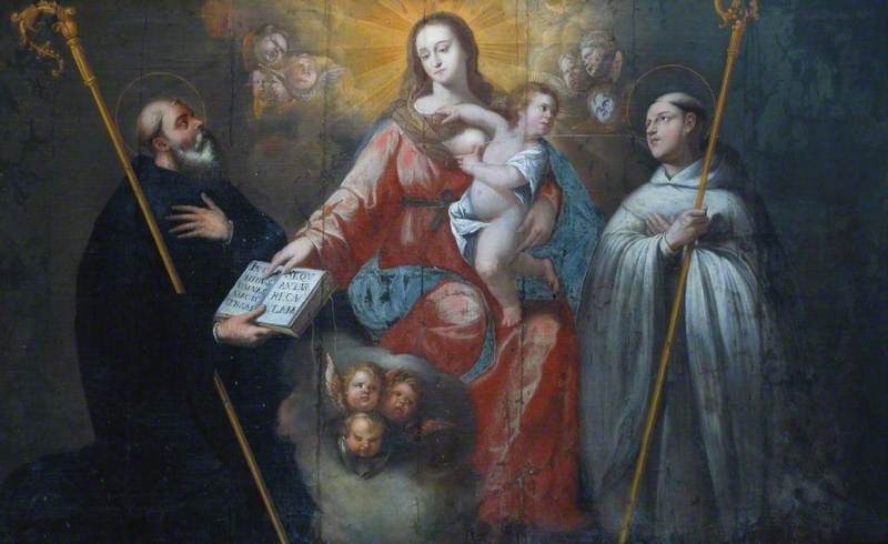 The Madonna and Child Giving Rules to St Basil and St Bernard