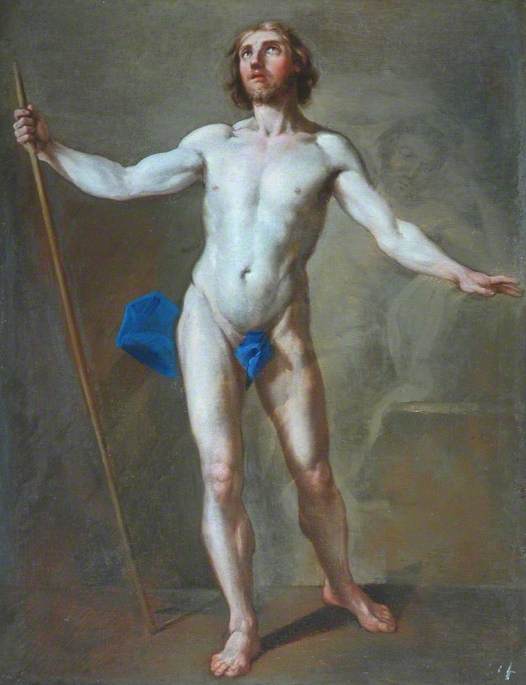 Academic Study of a Standing Male Figure