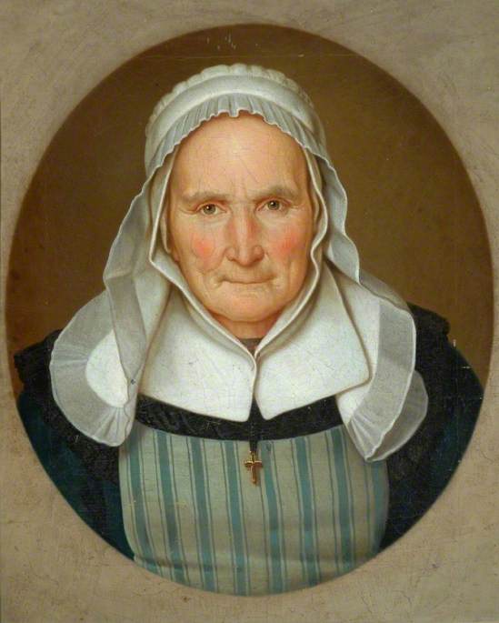 Portrait of an Elderly Woman in Peasant Costume