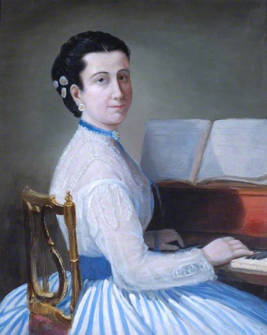 A Lady at a Piano