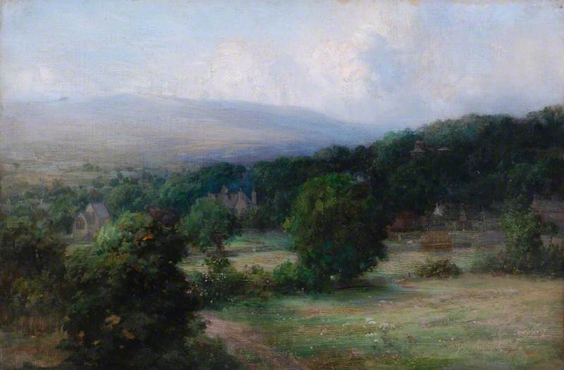 English Landscape in Woods