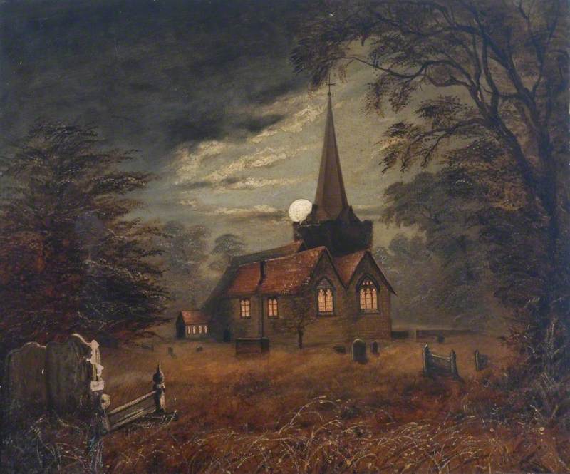 Church at Moonlight