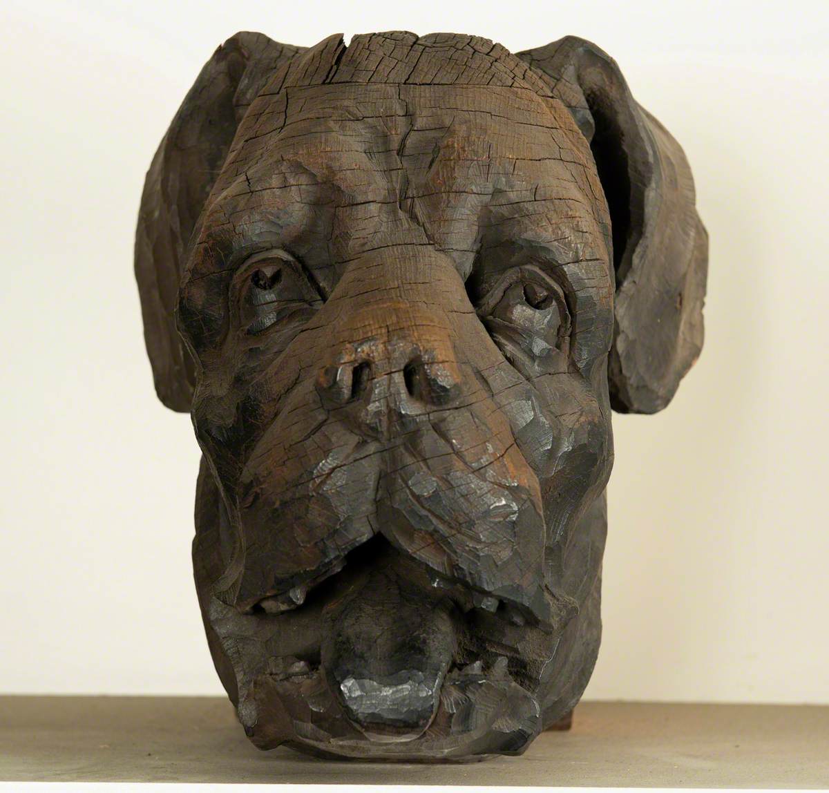 Carved Dog Heads