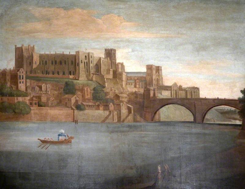 Durham Castle and Cathedral with Bishop's Barge