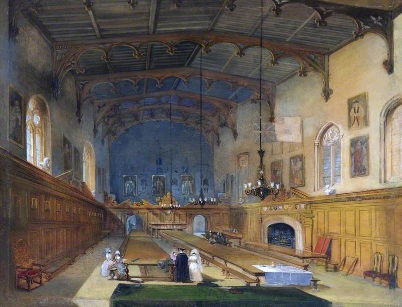 The Great Hall of Durham Castle, Facing South
