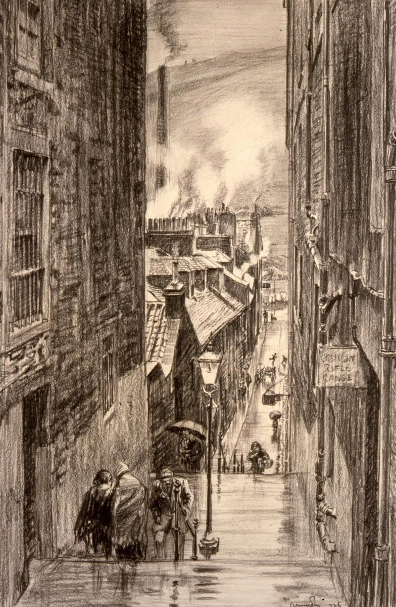 Upper Greenside Lane from Leith Walk, Edinburgh