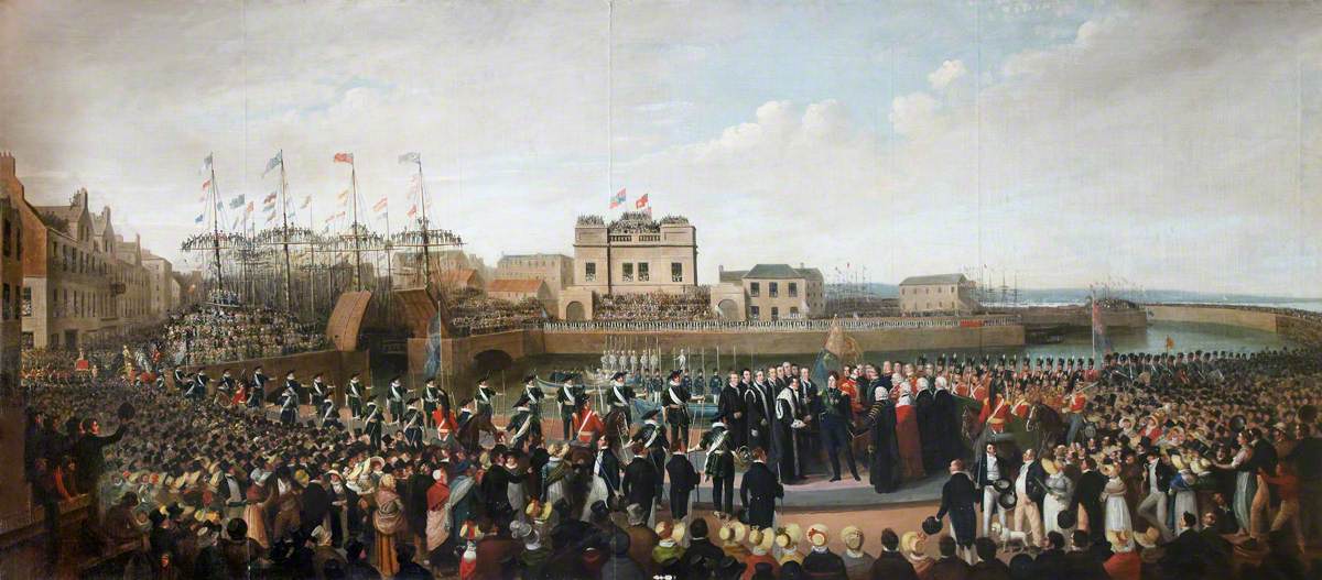 George IV Landing at Leith, 1822