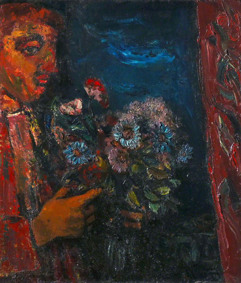 Man with Flowers