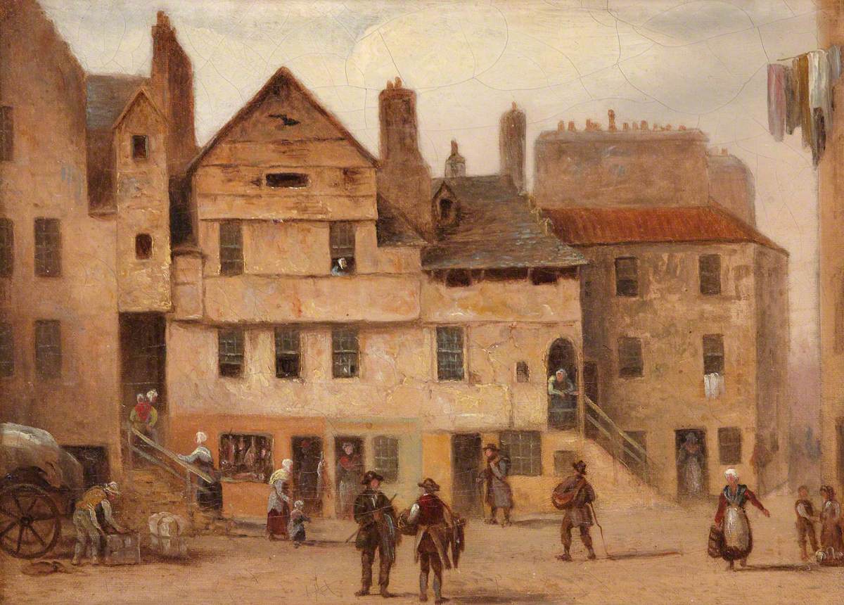 Nine Views of the Old Town of Edinburgh: Foot of Candlemakers Row