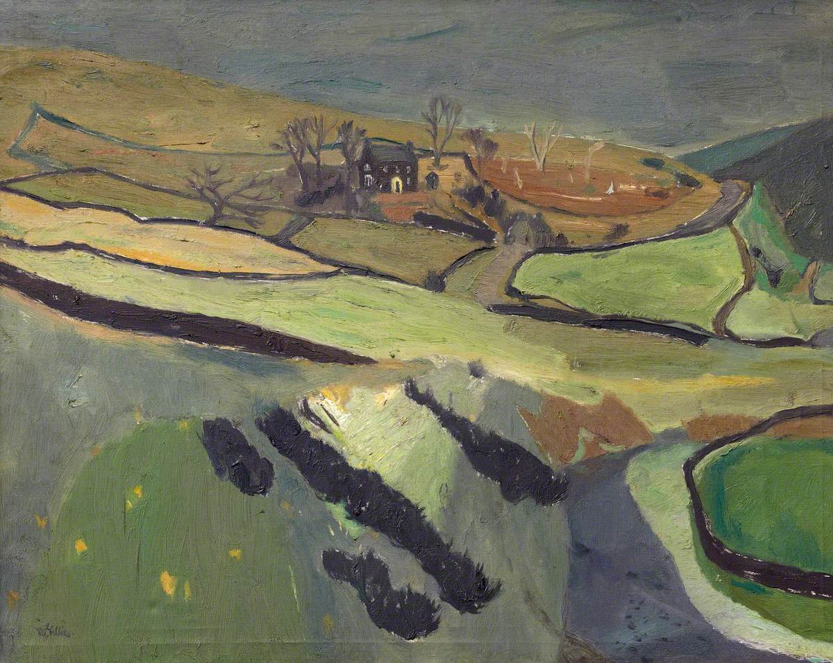 Landscape with a House and a Field