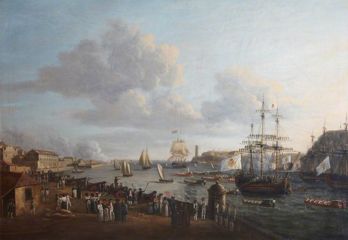 The Arrival of Prince William Henry (later William IV) at Havana, 9 May 1783
