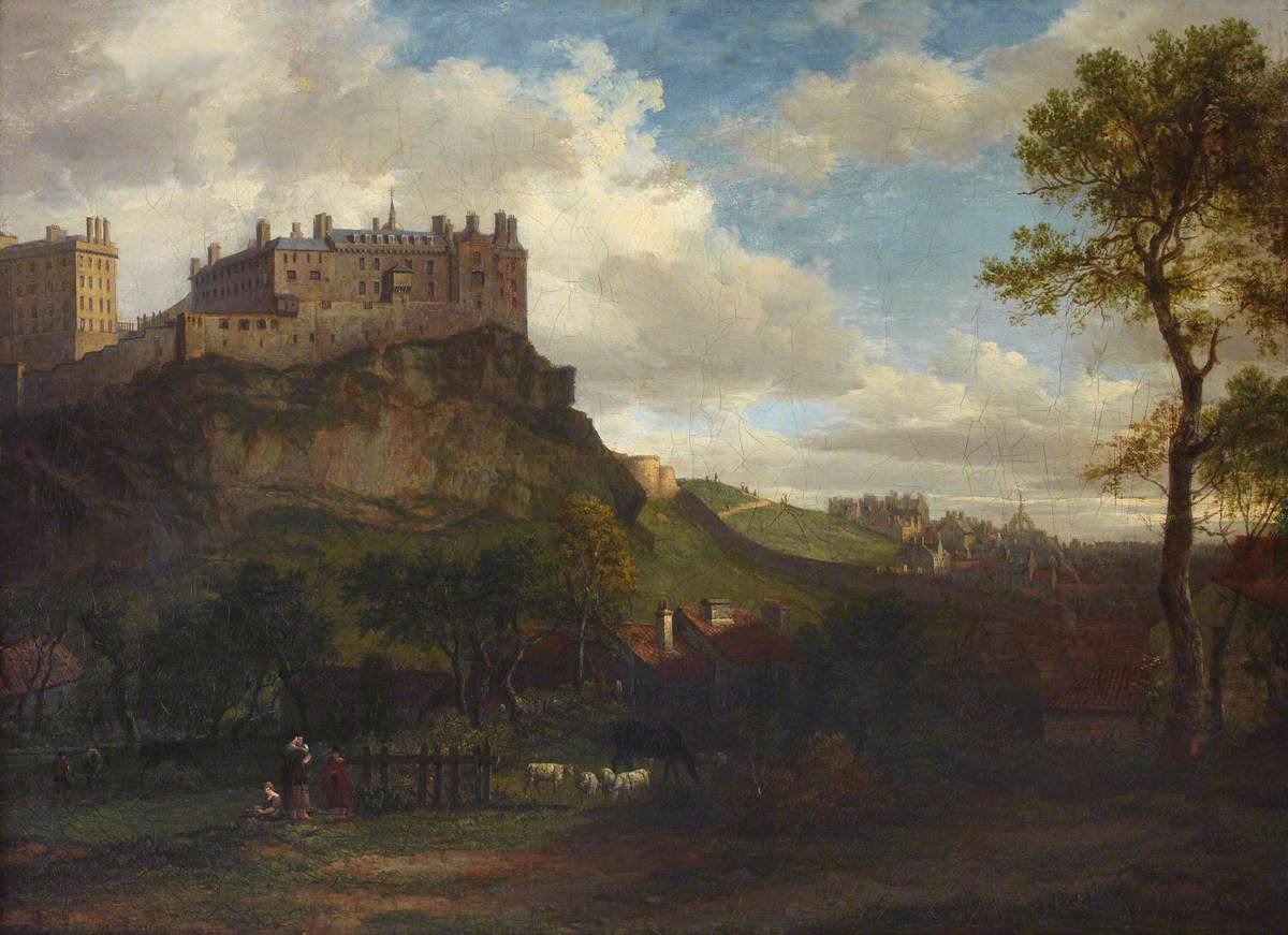 Edinburgh Castle from the Southwest