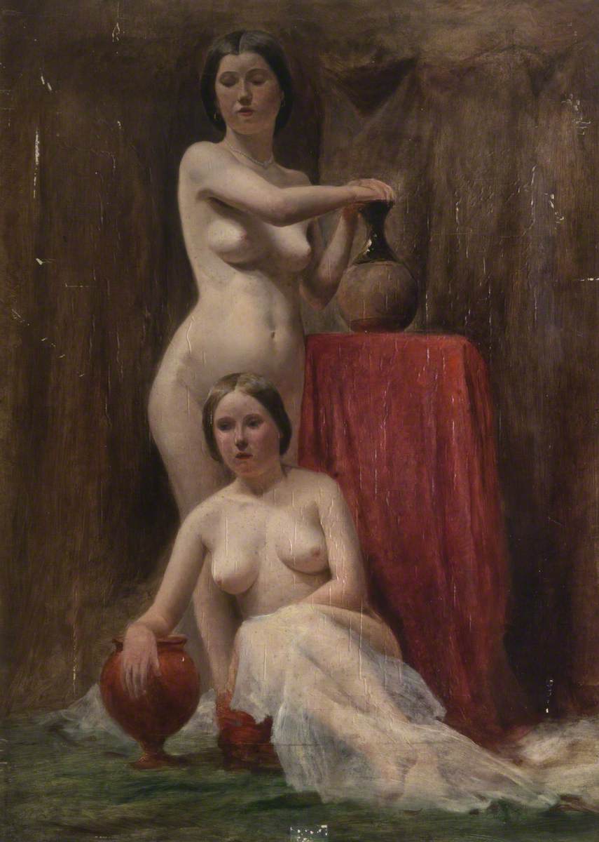 Life Study of Two Nude Models