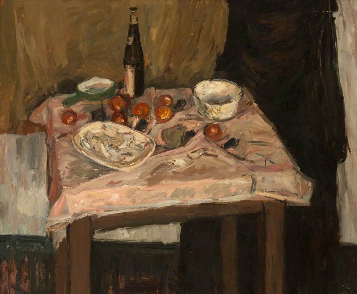 Table-Top Still Life with Oranges