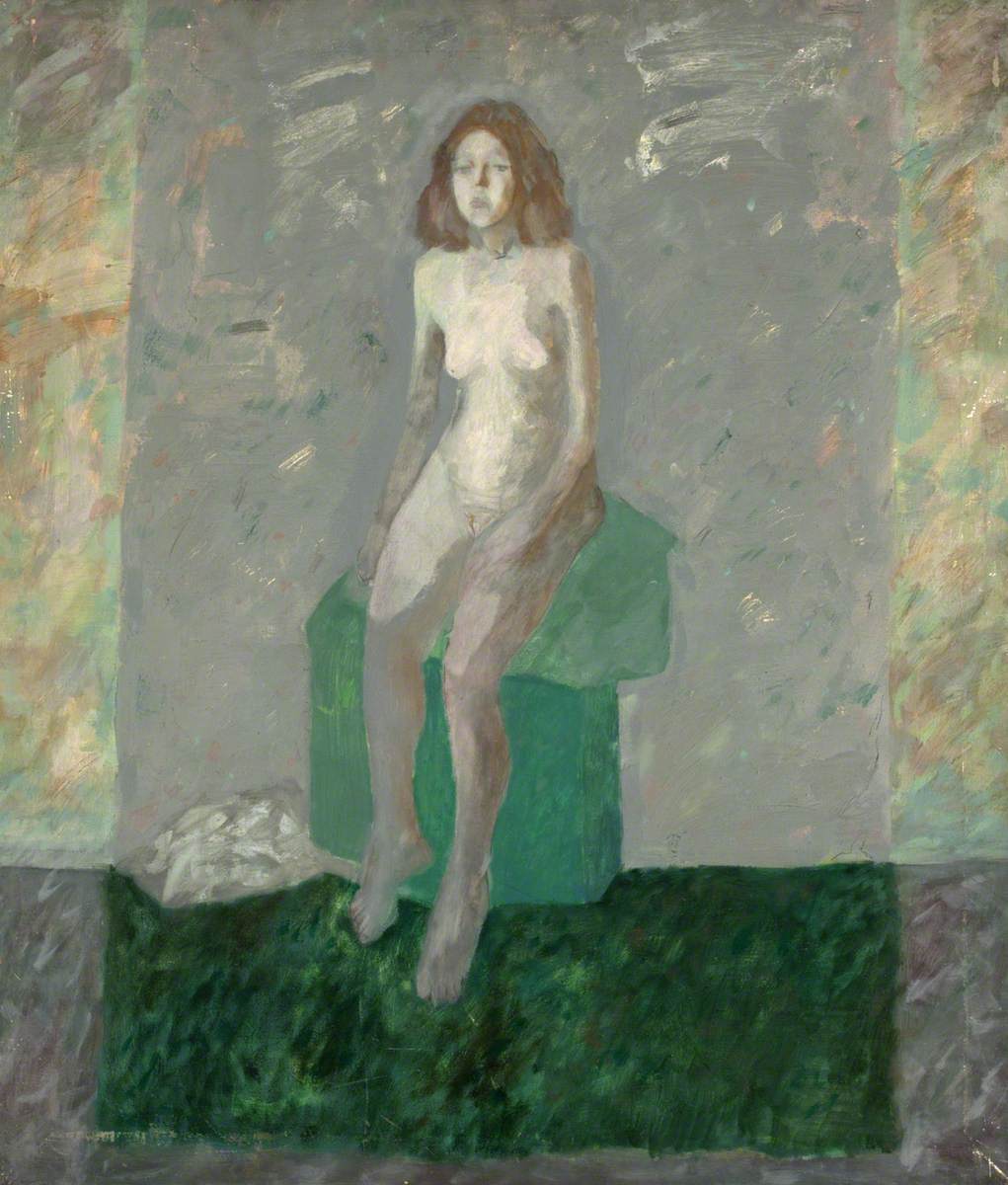 Sitting Nude Woman