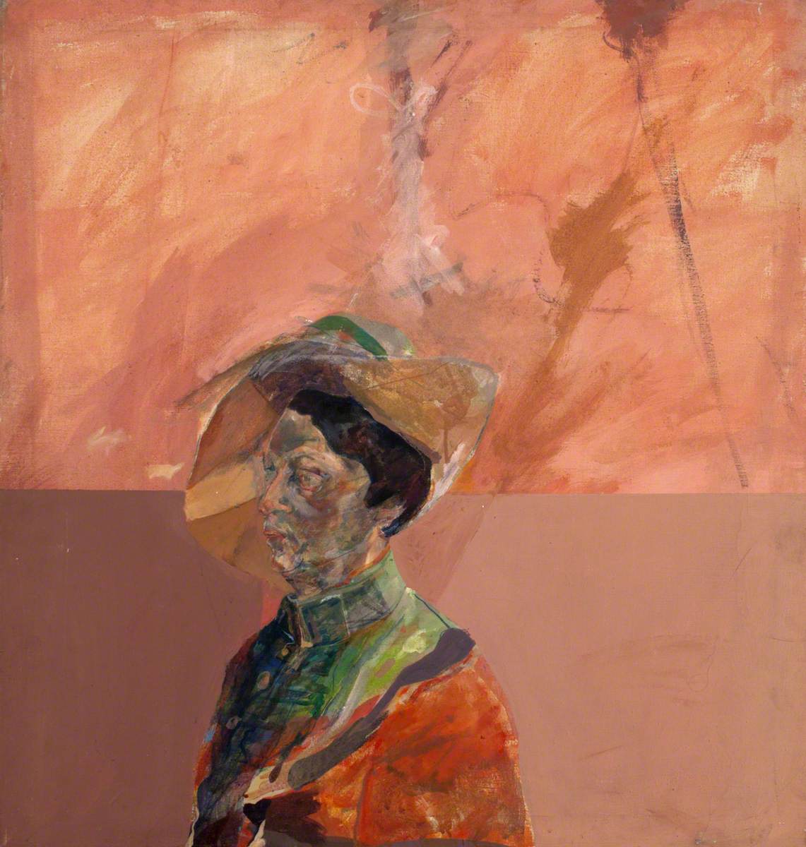 Portrait of Woman with Hat