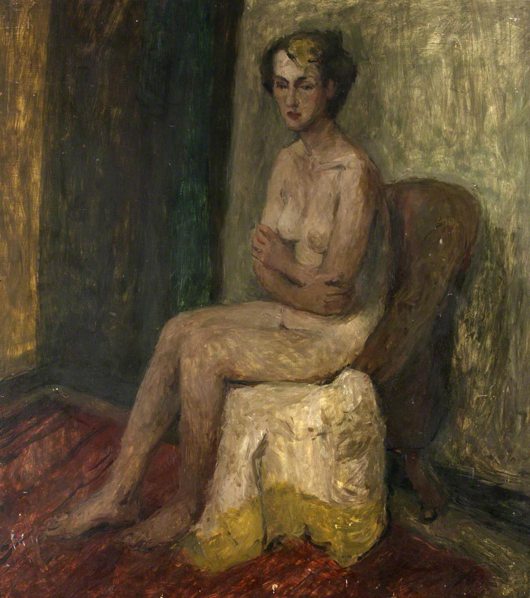Sitting Nude Woman