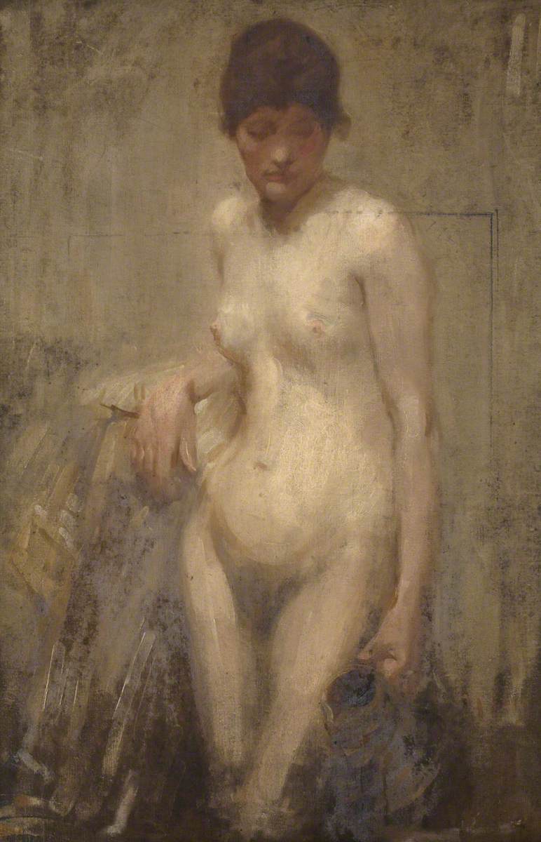 Female Nude with Pitcher