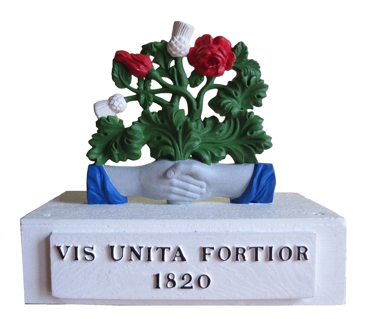 Model of Union Chain Bridge Crest