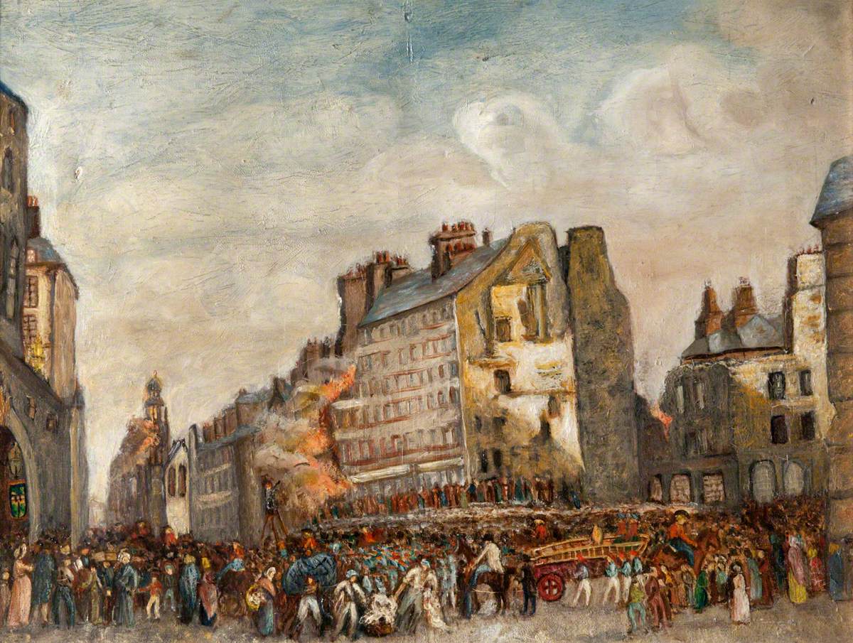 The Great Fire of Edinburgh, 15–19 November 1824