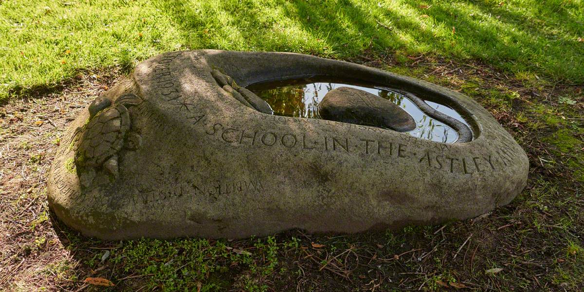 Dedication Stone with Turtle and Lizard