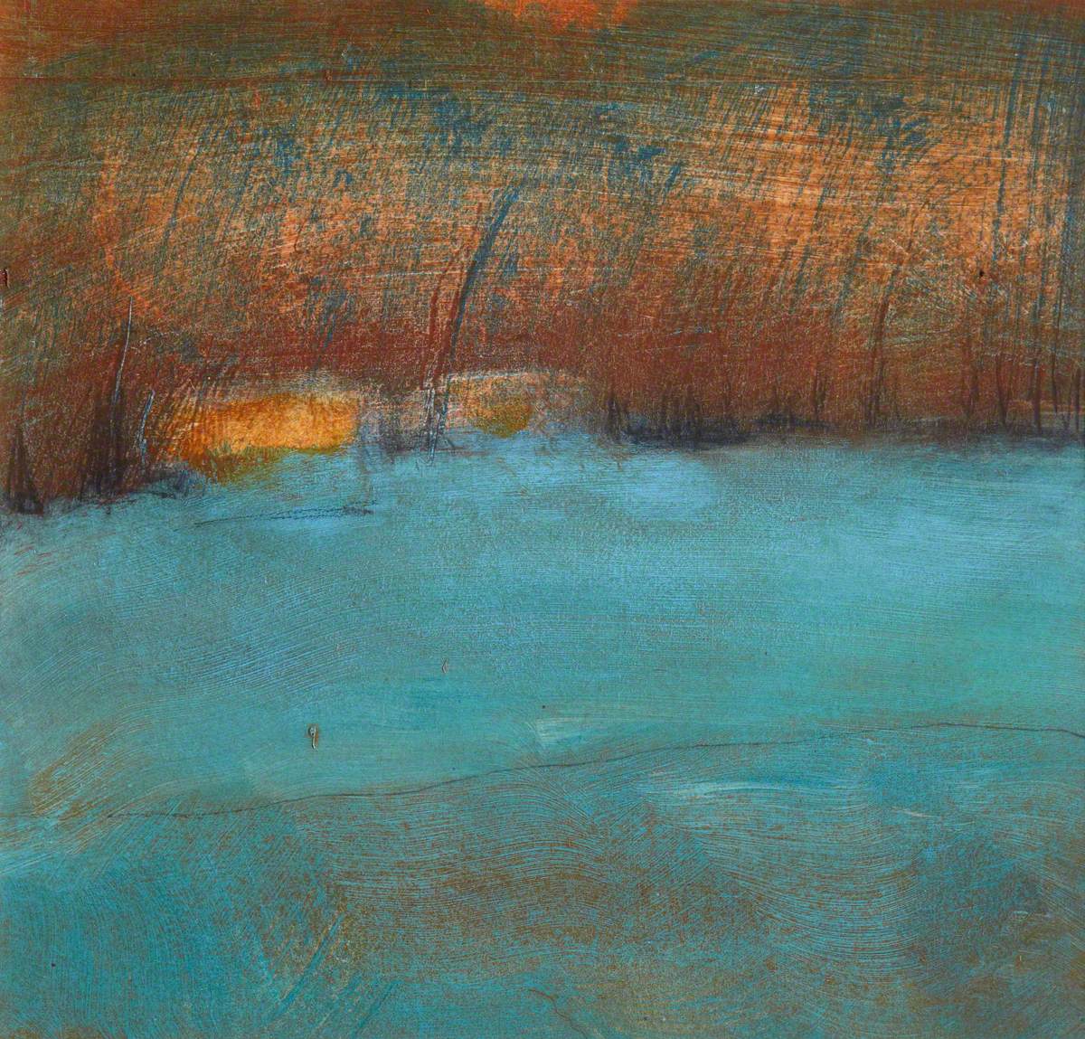 Landscape in Turquoise