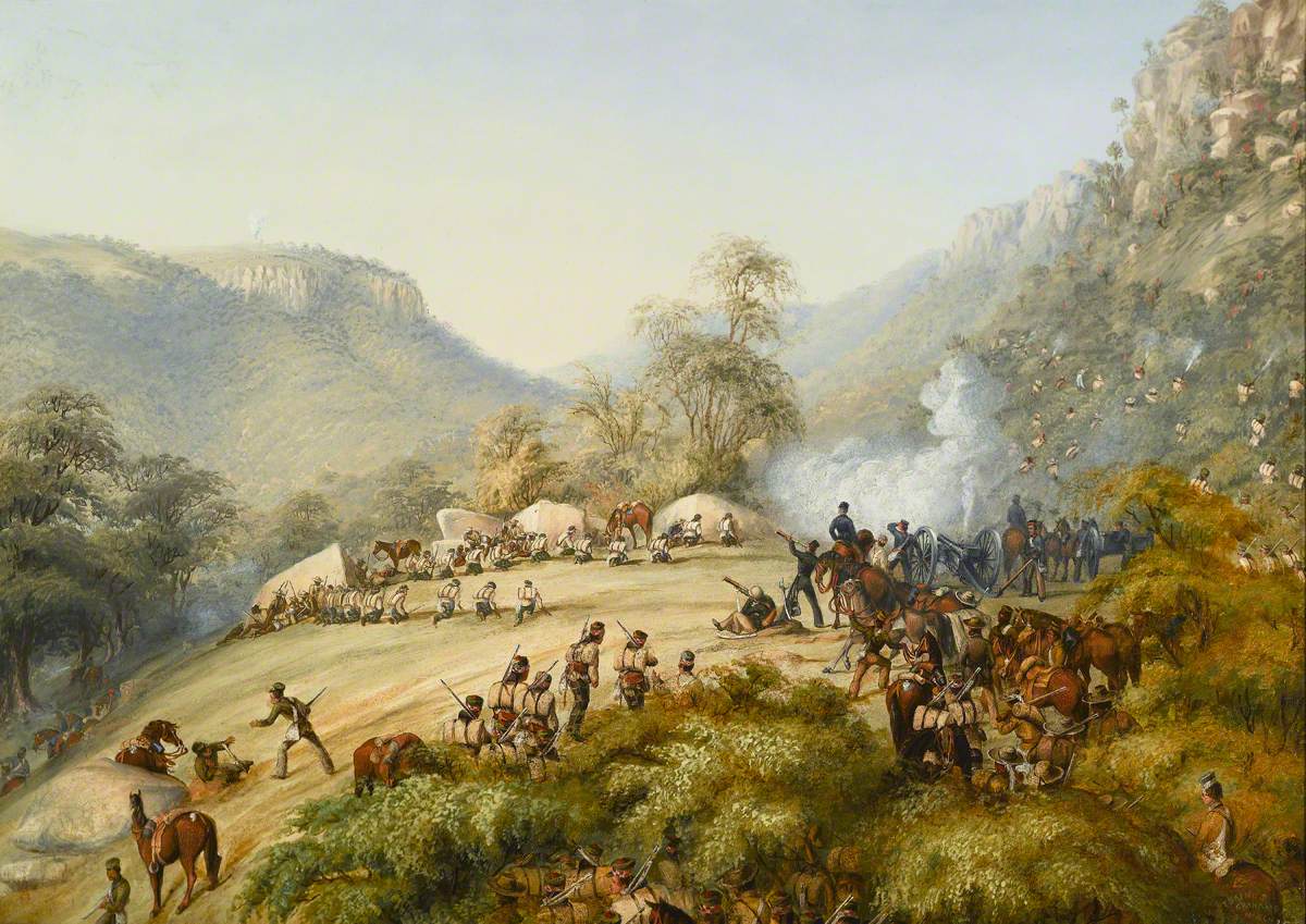 The 74th above Waterkloof, 1851
