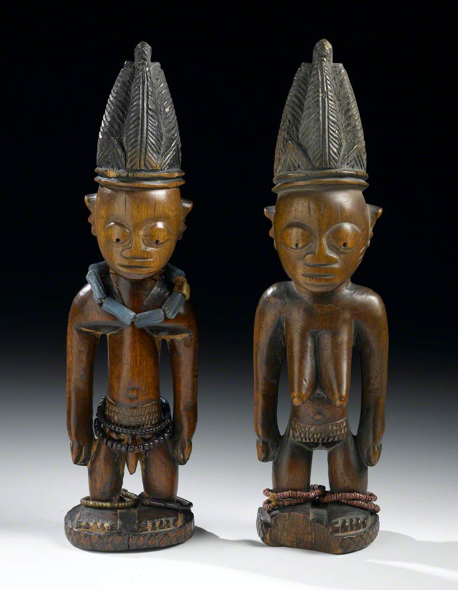 One of a Pair of Ibeji (Twin) Figures*