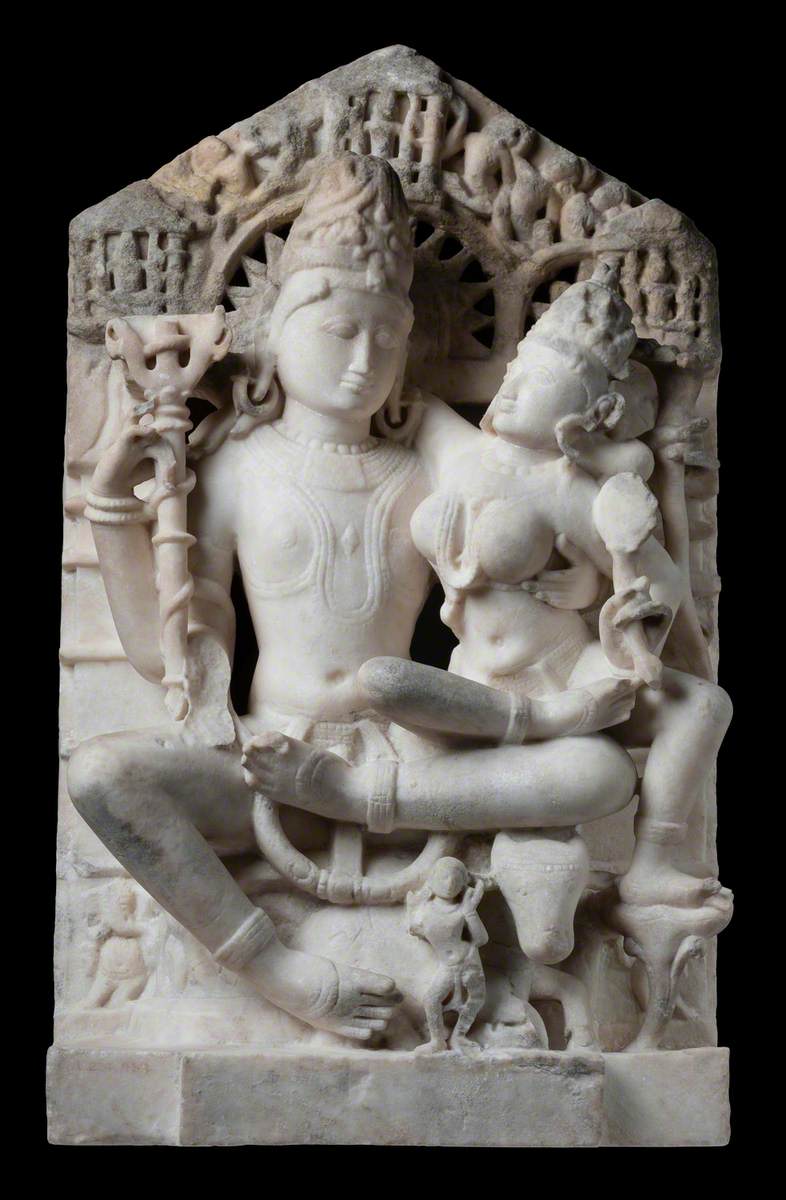 Shiva Holding Parvati*