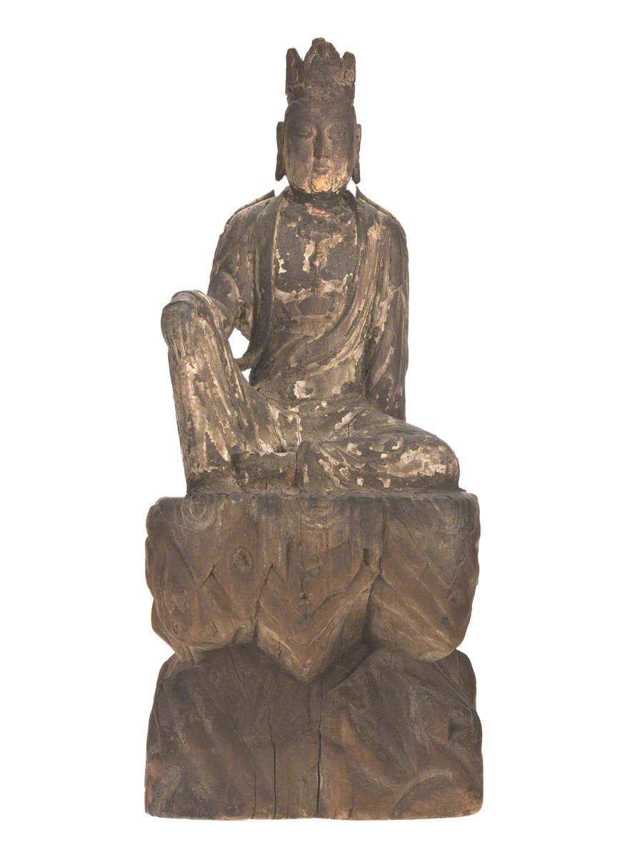 Guanyin Seated on Rock Pedestal*