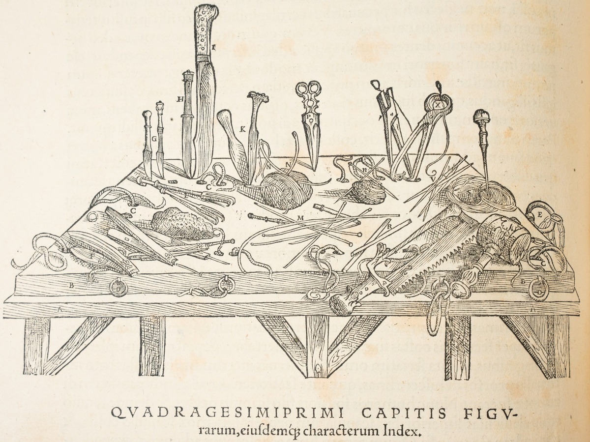 Anatomy Instruments, Andreas Vesalius