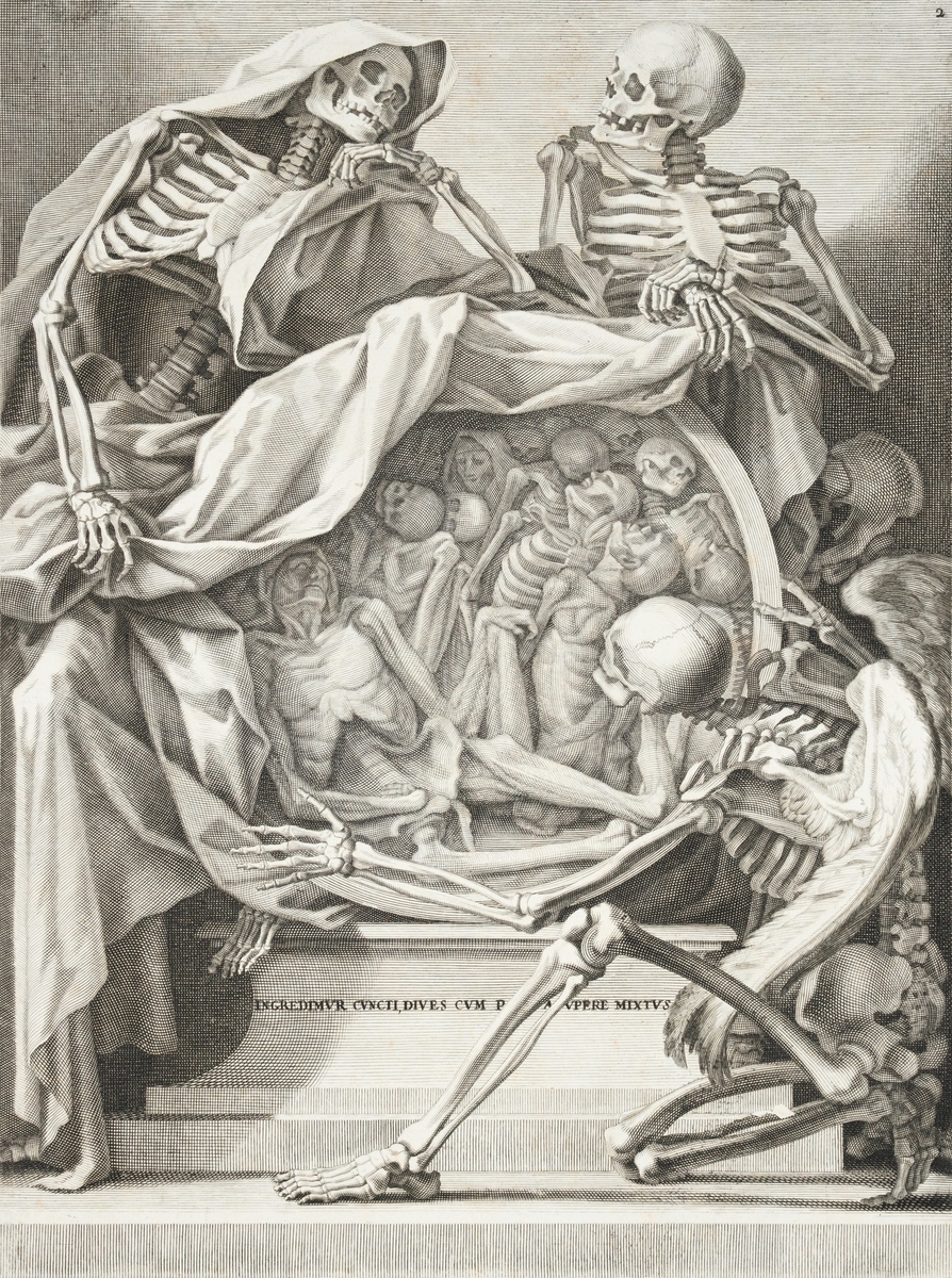 Memento Mori, Skeletons Wrapped in a Shroud