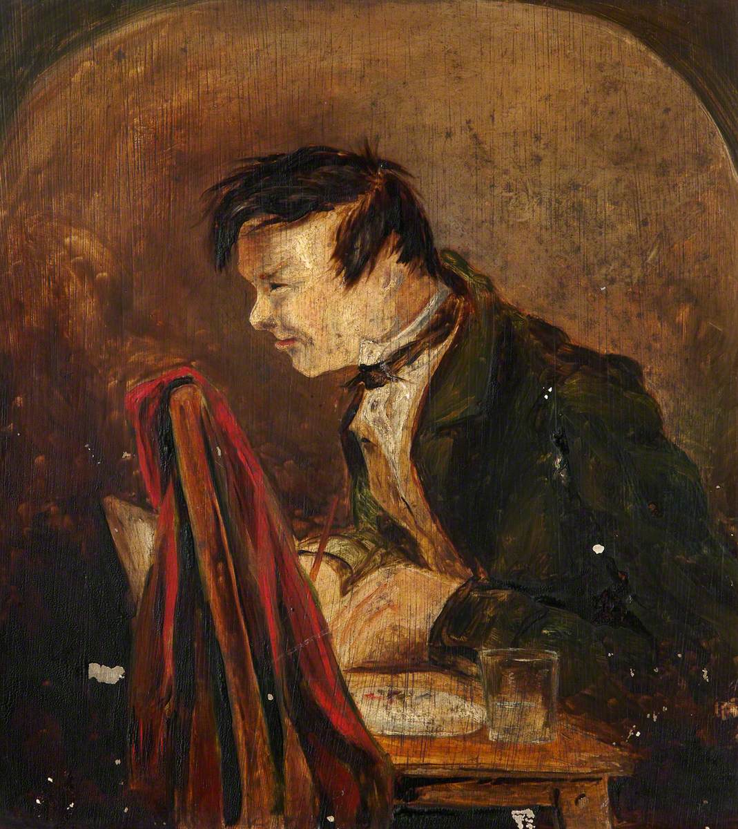 Portrait of a Man Writing at a Table