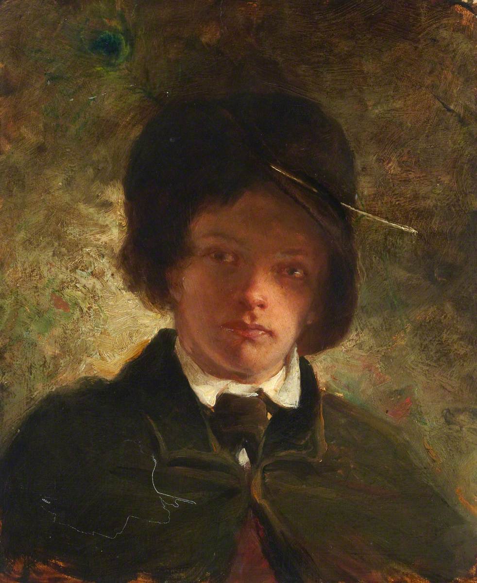 Alexander Fraser (1828–1899), RSA, as a Young Man
