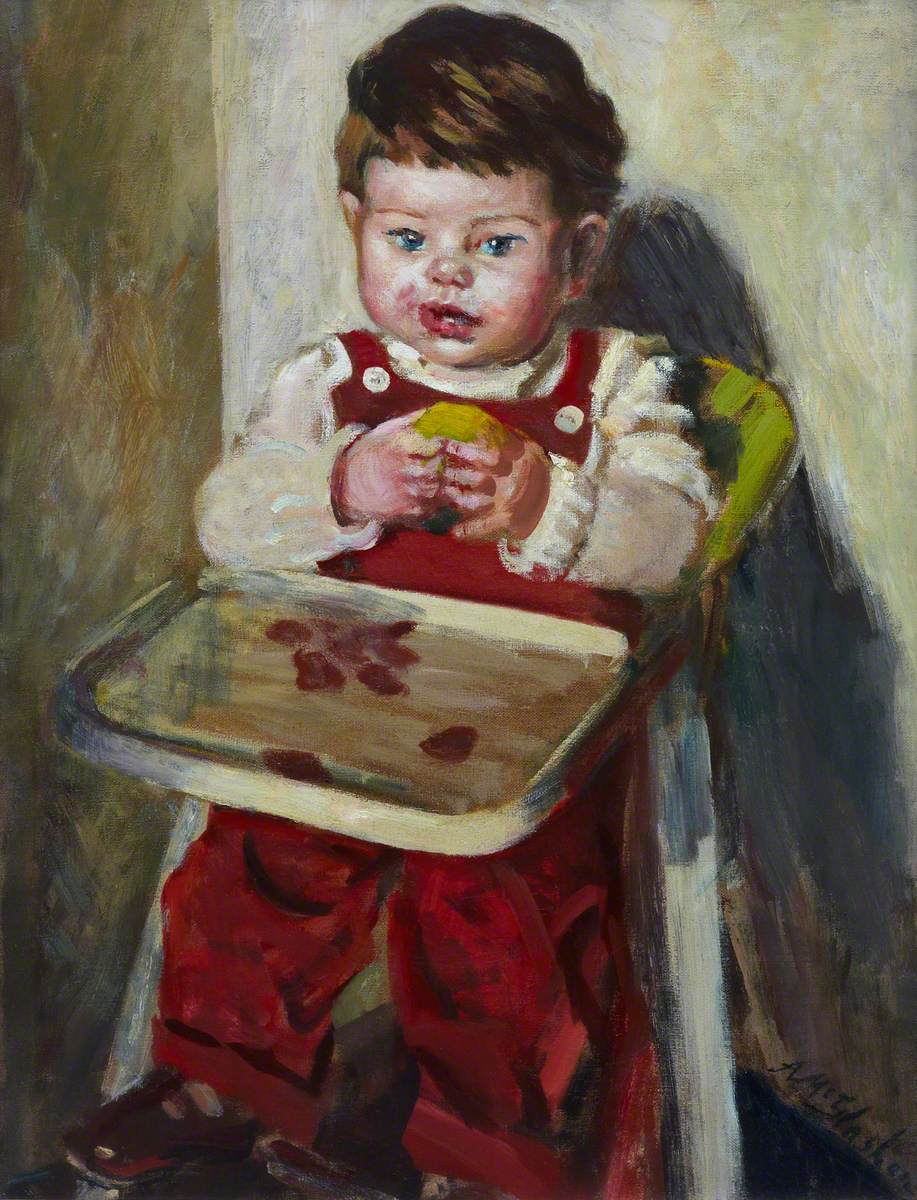 Child with an Apple