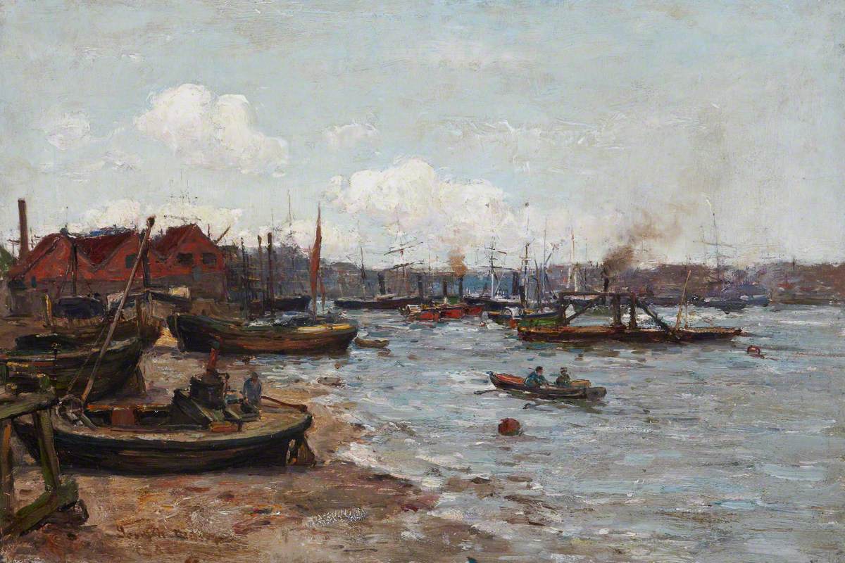 Harbour Scene | Art UK