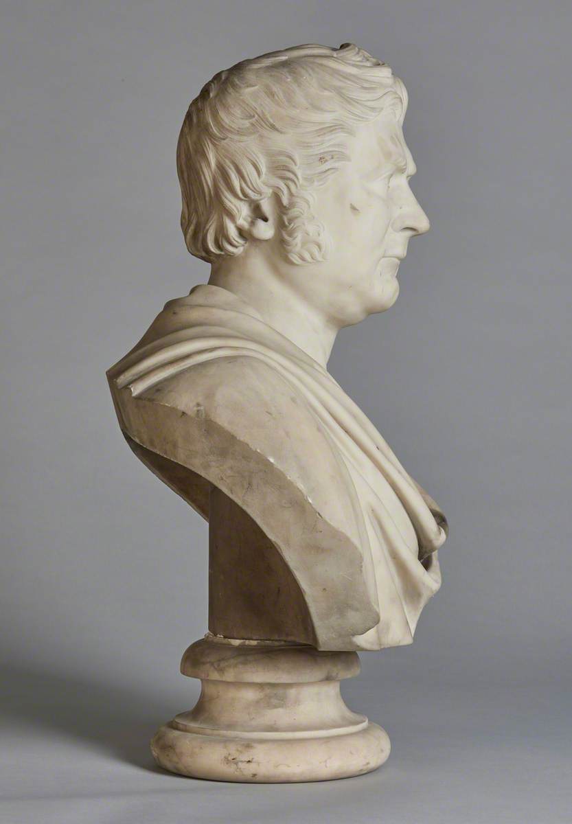 Bust of an Unidentified Man with Side Whiskers