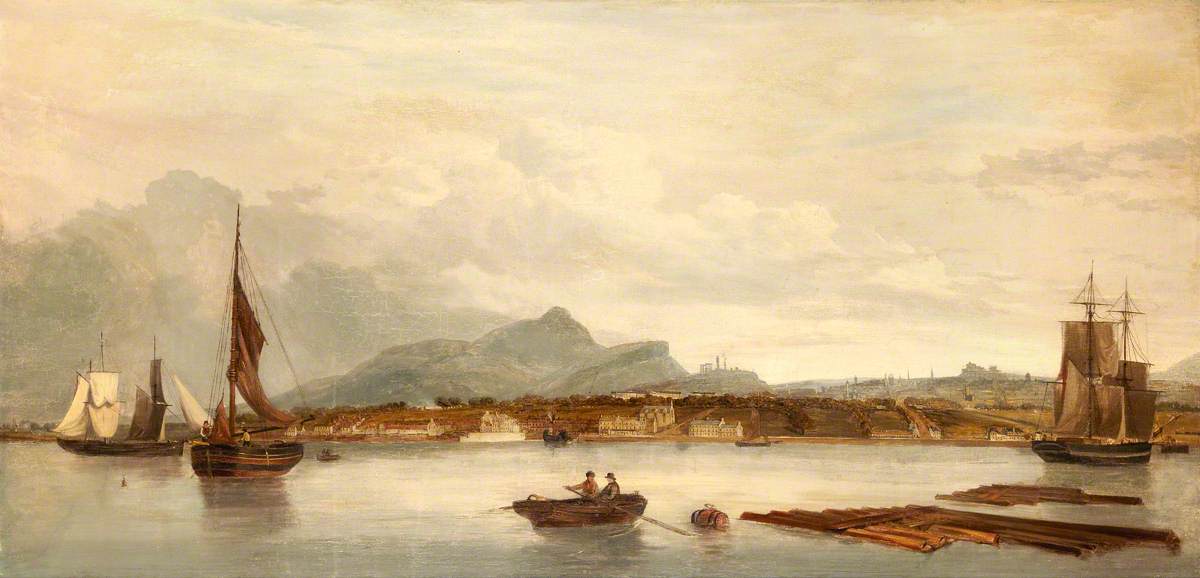 Edinburgh from the Firth of Forth