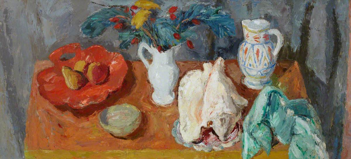Still Life with Green Cloth