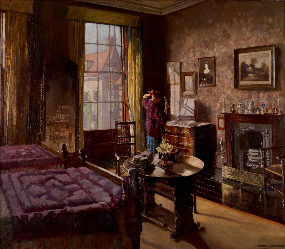 Bedroom with a Figure, Bar House, Beverley, East Riding of Yorkshire