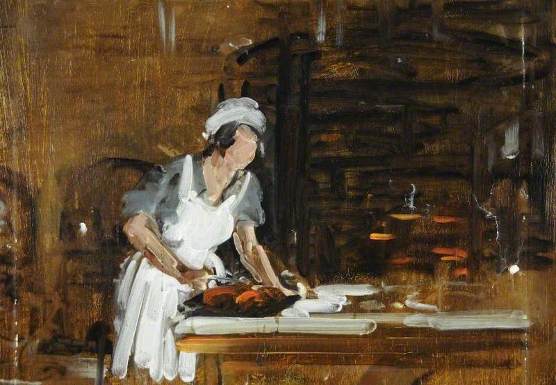 Study of a Maid in a Kitchen