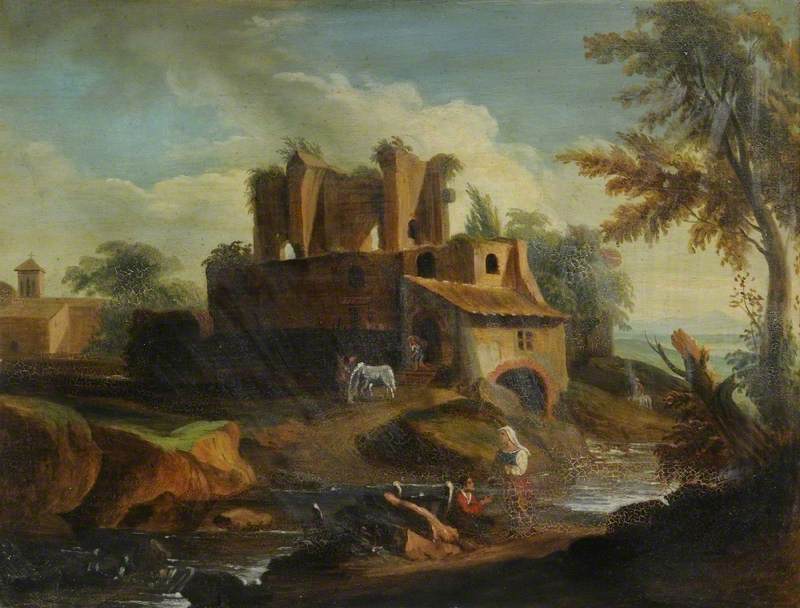 Southern Landscape with Ruins and Figures