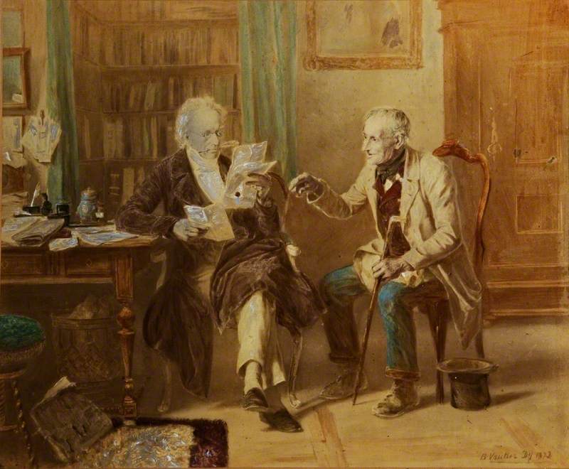 Two Gentlemen in a Study